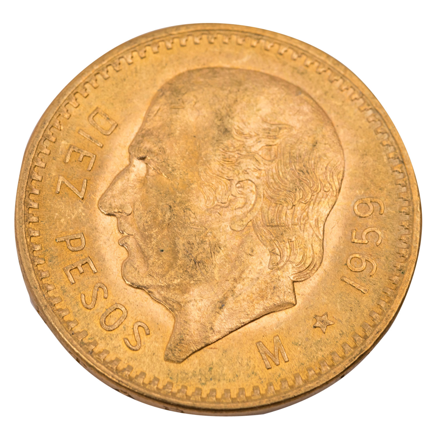 Mexiko/GOLD - 10 Pesos 1959,