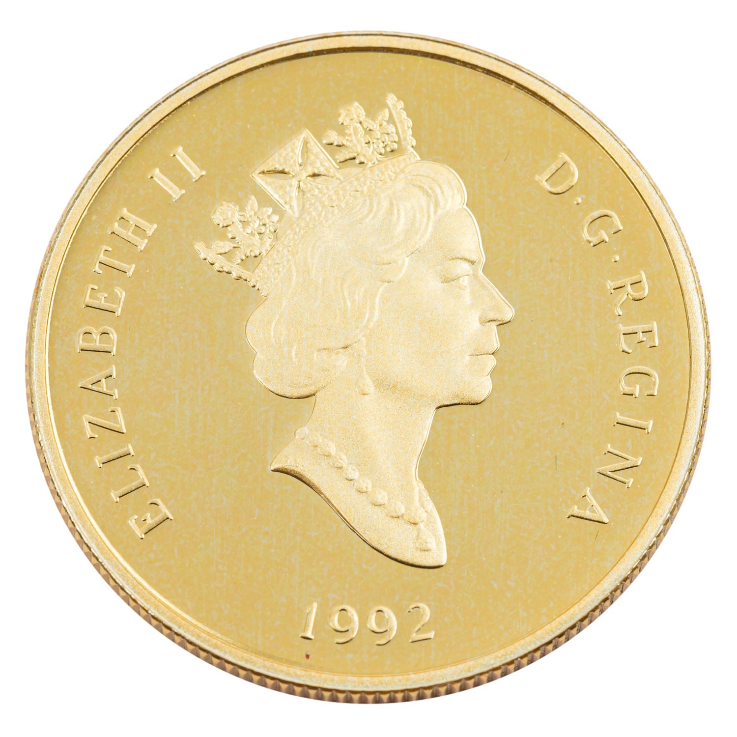 Kanada/Gold - 100 Dollars 1992, 350. Geburtstag Montréal 1642-1992,