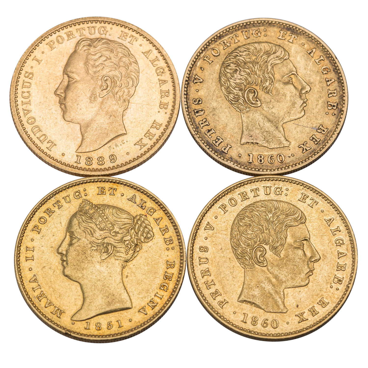 Portugal/GOLD - 4 x 5000 Reis,