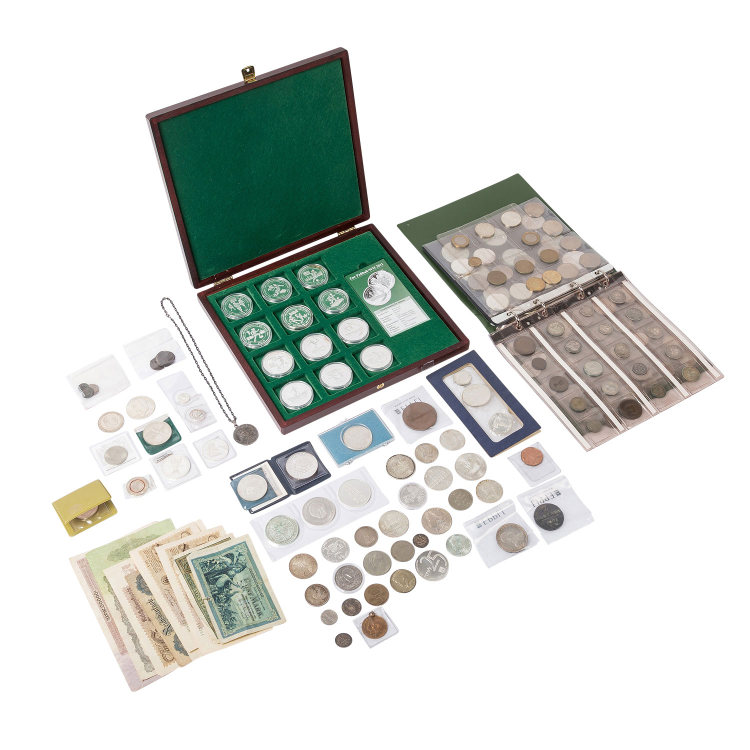 Münzen, Medaillen und Banknoten aus aller Welt von historisch bis modern -