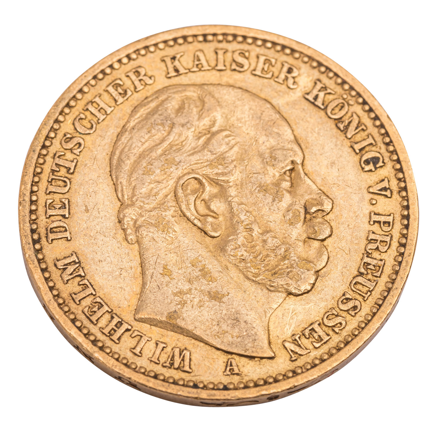 Dt. Kaiserreich /GOLD - Preussen, Wilhelm I. 20 Mark 1883-A