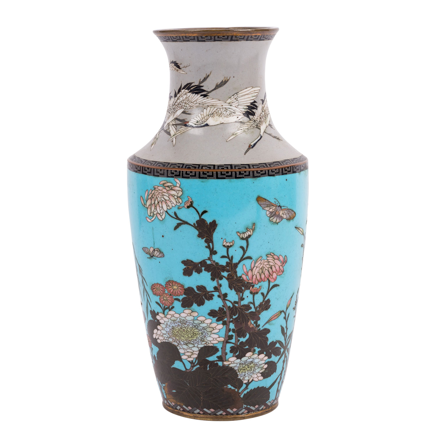 Feine Cloisonné-Vase. JAPAN, Meiji-Periode (1868-1912).