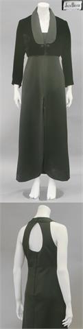 JACK BRYAN VINTAGE, ca. 1980er Jahre: edles Abendkleid mit passendem Bolerojäckchen, ca. Größe 36.