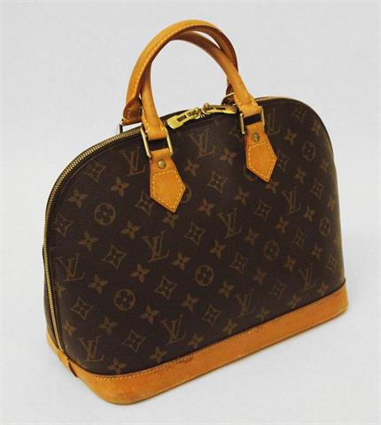 LOUIS VUITTON elegante Handtasche, Modell "ALMA PM".
