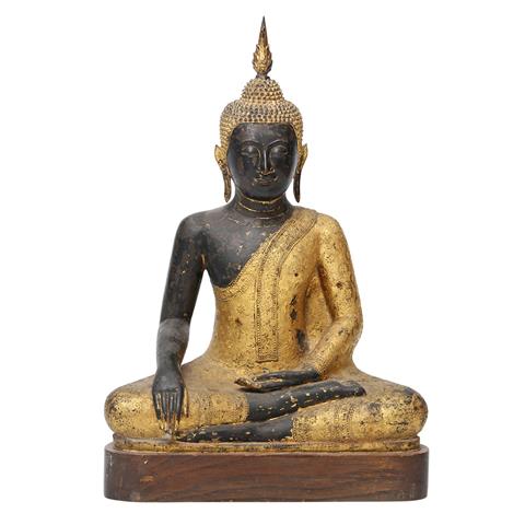 Bronze des Buddha Shakyamuni, THAILAND, 18. Jh.