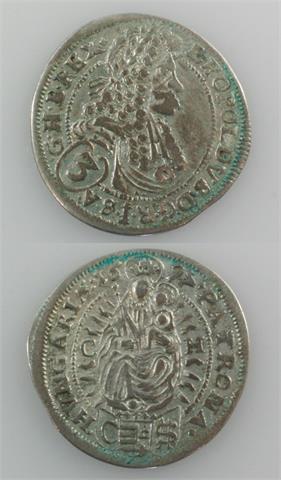 Habsburg Ungarn - 3 Kreuzer 1695/CH,