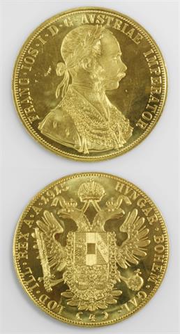 Österreich - 4 Dukat Gold 1915,