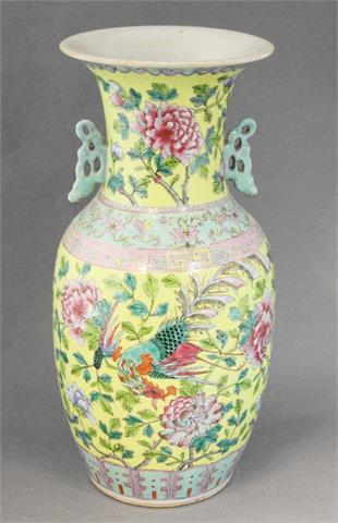 Famille jaune Vase, CHINA, 1. Hälfte 20. Jh.