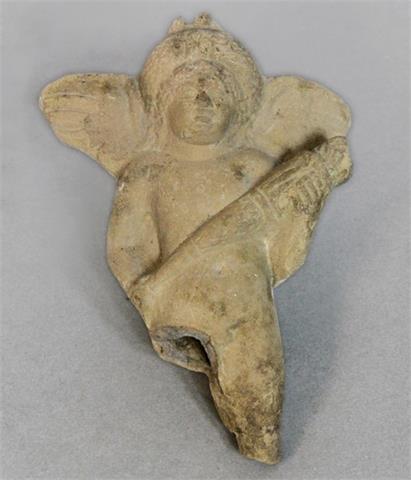 Terrakotta-Fragment des Gottes Hermes, HELLENISTISCH