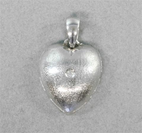Anhänger "Herz", ein Achtkant-Diamant.