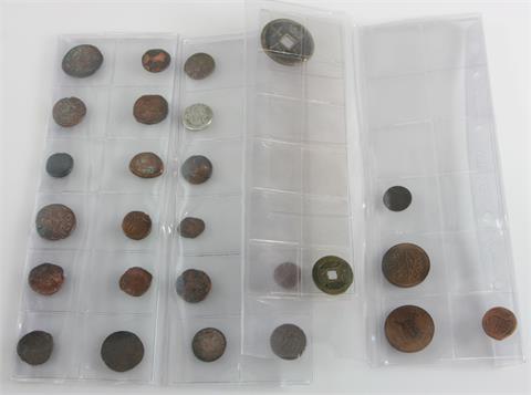Konvolut - 26 Münzen, wohl ab Indo Skythen, Baktrien,