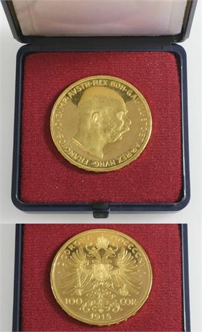 Österreich - 100 Kronen Gold, 1915,
