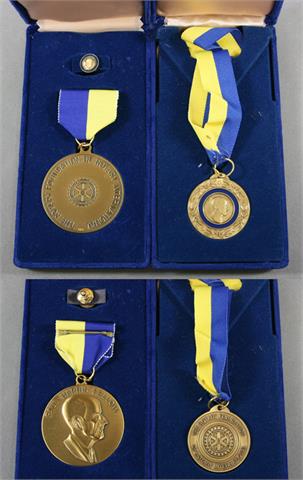 Konvolut: 2 Auszeichnungen Rotary International