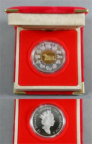 Kanada - Lunar Serie, 15 Dollars 1999,
