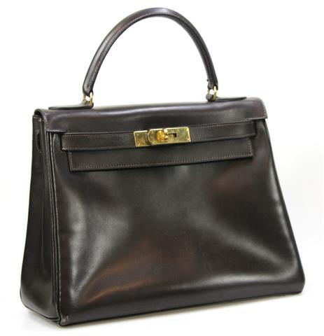 HERMÈS VINTAGE Modell"KELLY BAG "exklusive Handtasche.