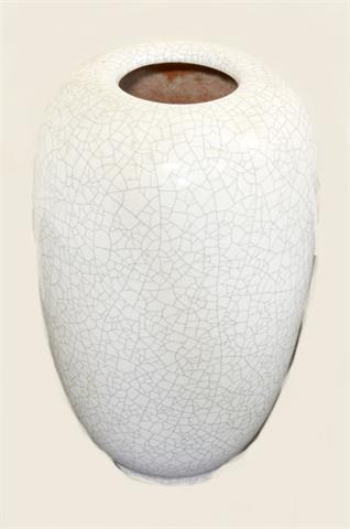 Bodenvase aus roter Keramik, 1. Hälfte 20. Jh.