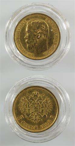 Russland - 5 Rubel 1898,