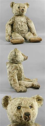 STEIFF, sehr seltener grosser Teddybär, um 1908.