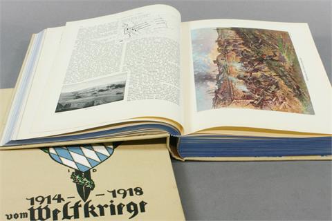 'Das Bayernbuch vom Weltkriege 1914-1918', Band 1 + 2,