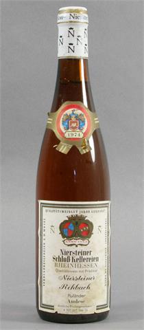 1 Flasche Rheinhessen 1974 Niersteiner Rehbach Ruländer Auslese.