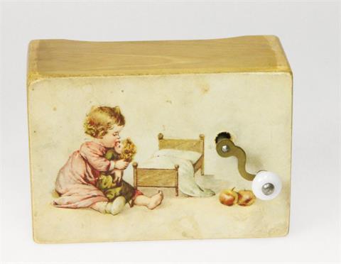 Schöne Kinder-Spieluhr, um 1900,