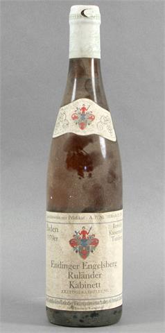 1 Flasche Endinger Engelsberg Ruländer Kabinett 1979