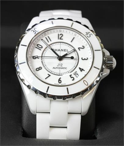CHANEL J12, Armbanduhr Keramik weiß, Automatik