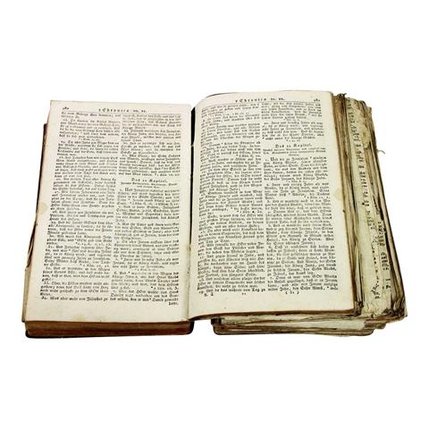 Die Bibel oder die ganze heilige Schrift des Alten und Neuen Testaments.