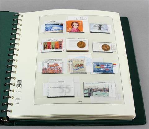 Brfm. Bund - Sammlung aus 2006/10, ca. 220 Euro postgültige Nominale