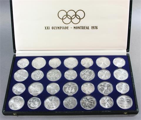 Kanada - 14 x 10 Dollars, 14 x 5 Dollars XXI Olympiade Montreal 1976,