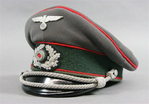 Offiziers-Schirmmütze 3. Reich/2. WK, Artillerie,