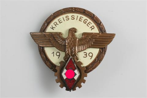 3. Reich: Siegerabzeichen Berufswettkampf,