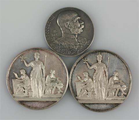 Konvolut - 3 Medaillen
