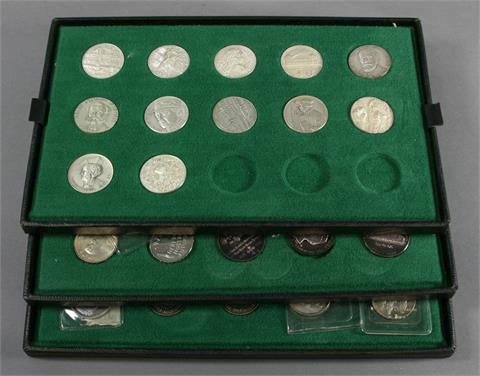 Schweiz - Kleiner Sammlungsteil, ca. 46 Münzen/Medaillen,