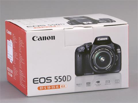 Canon EOS, Kamera 550D mit Objektiv,