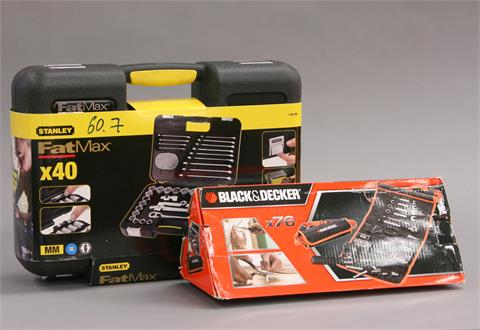 Black&Decker Rolltasche mit Autowerkzeug-Zubehör,