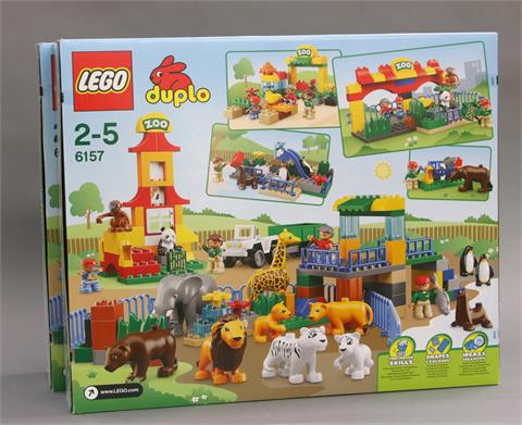 2x Lego Duplo, großer Stadtzoo, Nr. 6157.