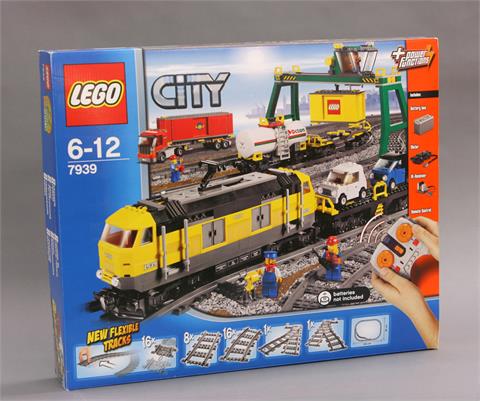 2x Lego, City Güterzug, Nr. 7939.