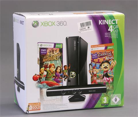 Microsoft, XBox 360 slim Kinect, 4GB 60.