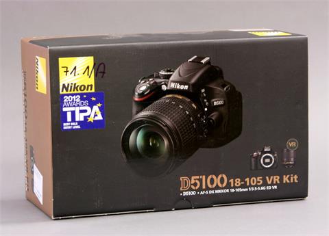 Nikon, D5100 mit Objektiv,