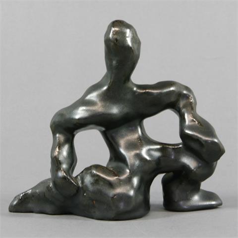 Moderne Skulptur eines Mannes, 20. Jh.,
