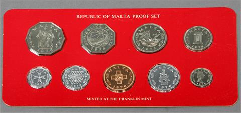 Malta - KMS 1976, 'Decimal Proof Set',