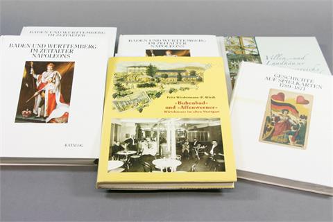 Konvolut 6 Bücher, u.a. 'Baden und Württemberg im Zeitalter Napoleons':