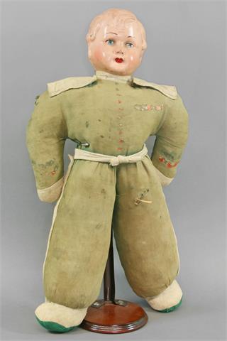 Militär-Puppe, wohl 1. Weltkrieg,