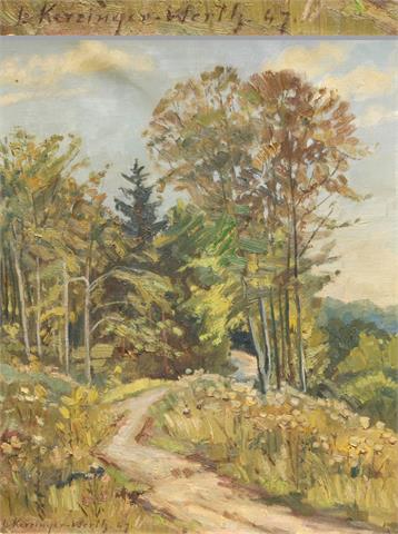 KERZINGER-WERTH, LILLI (1897 - 1971), Landschaft.