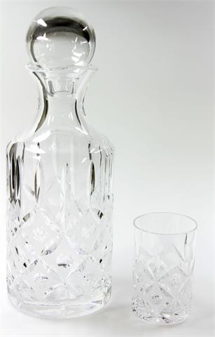 Trink-Glas-Set aus Bleikristall, für 6 Personen