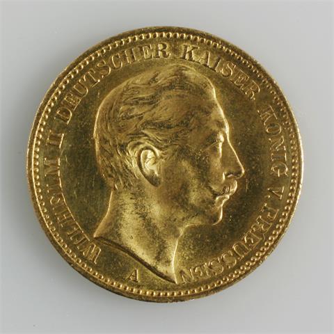 Deutsches Reich/GOLD - 20 Mark 1901,
