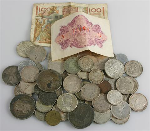 Konvolut - Diverse Münzen, überwiegend Deutsches Reich