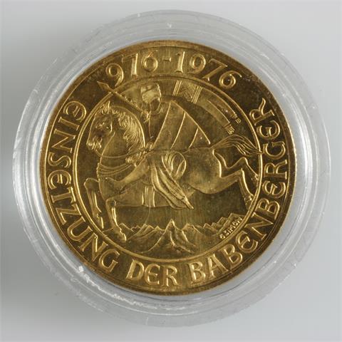 Österreich - 1000 Schilling Babenberger, 12,15 gr. GOLD fein