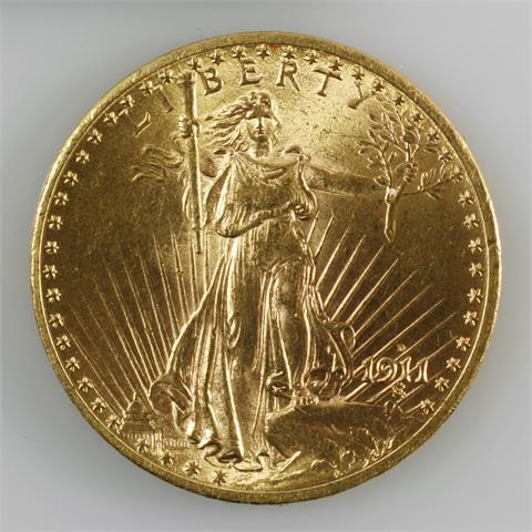 USA - 20 Dollars 1911/D,